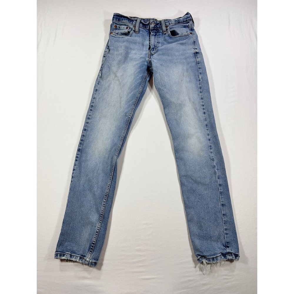Levis 511 Slim Fit Jeans Mens 30x32 Light Wash Denim Frayed Hem 04511-2210